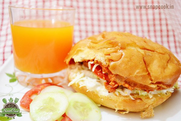 Chana Tikki Burger