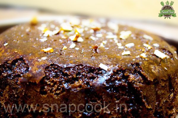 Eggless Cocoa Cake in Microwave