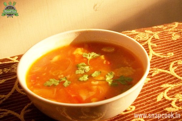 sweet sour mixed vegetable soup