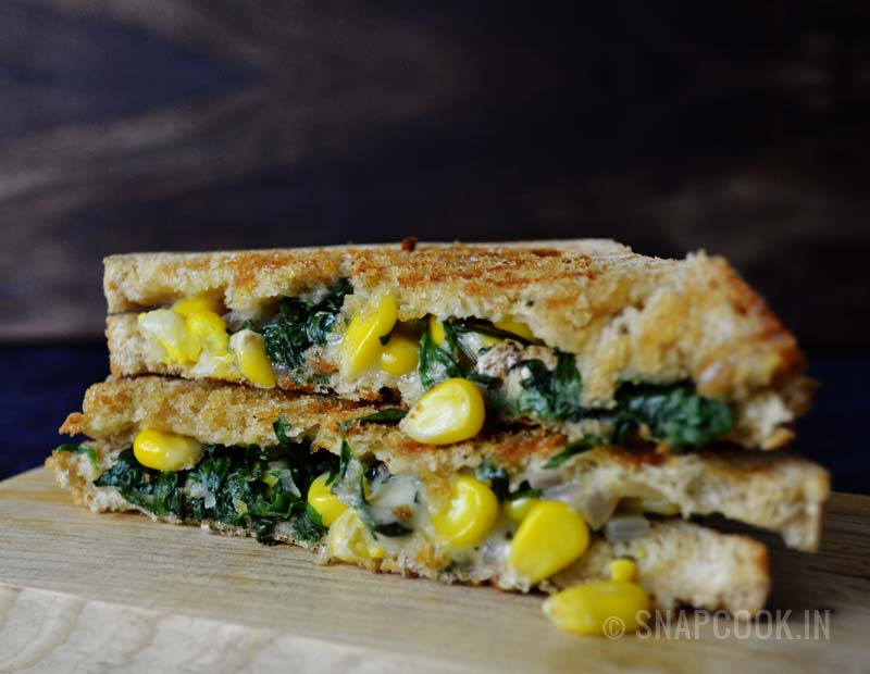 spinach-corn-sandwich-grilled-sandwich-palak-corn-sandwich-cheesy-sandwich-easy-sandwich-recipevegetarian-sandwich-recipe