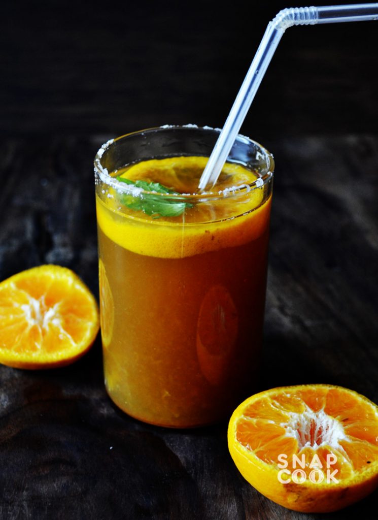 Orange IcedTea recipe - Flavored Easy Iced Tea recipe - SnapCook