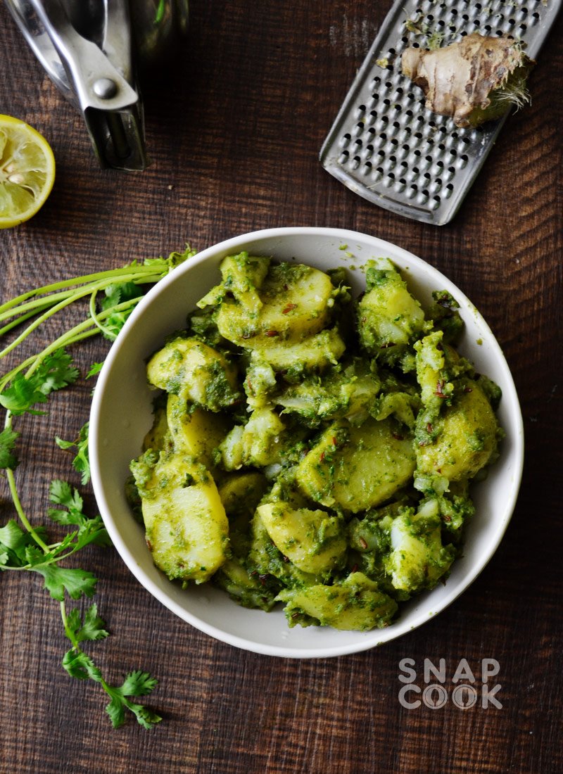 Vrat ke Aloo Recipe - Falahari Dhaniya Aloo Recipe 2 vrat-ke-aloo-recipe-falahari-aloo-sabji-vrat-wale-aloo